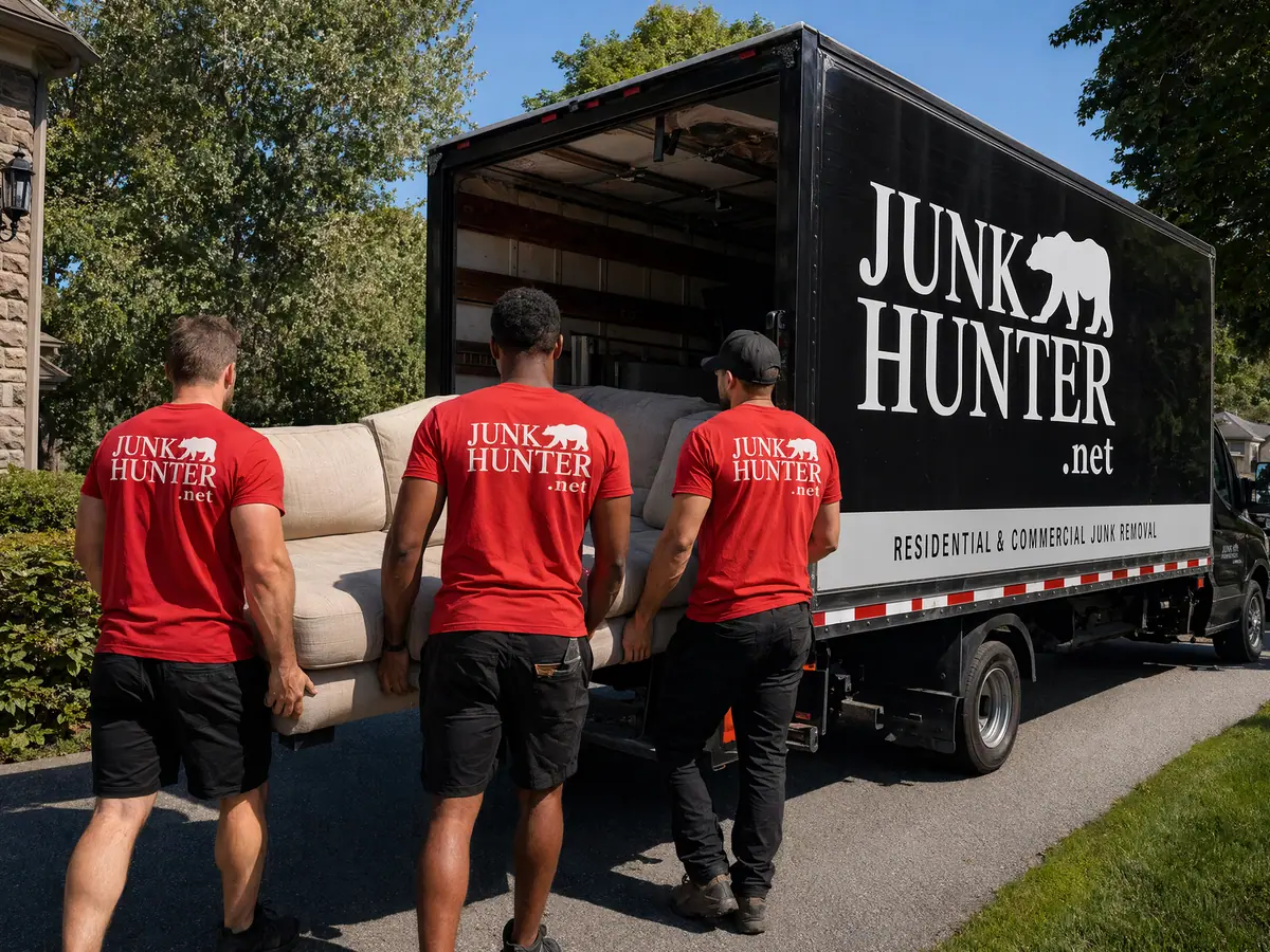 Furniture Removal — JunkHunter service (labeled placeholder; owner to replace with real photo)