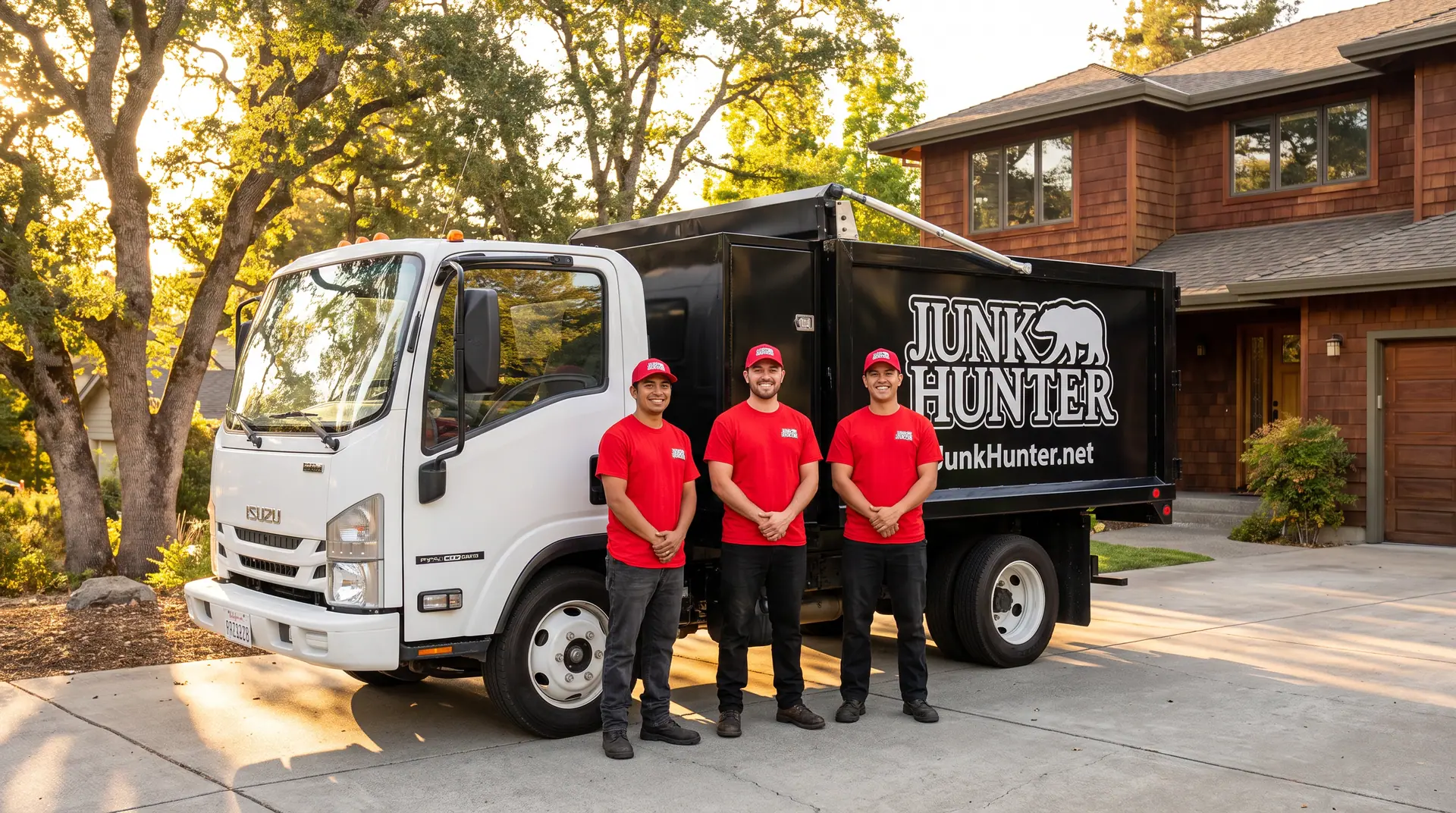 Junk Removal — JunkHunter service (labeled placeholder; owner to replace with real photo)